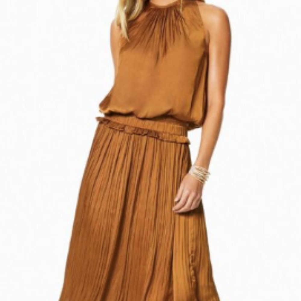 Ramy Brook Bronze Maxi Sleeveless Dress